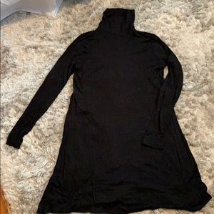 Express long sleeve black dress- size medium